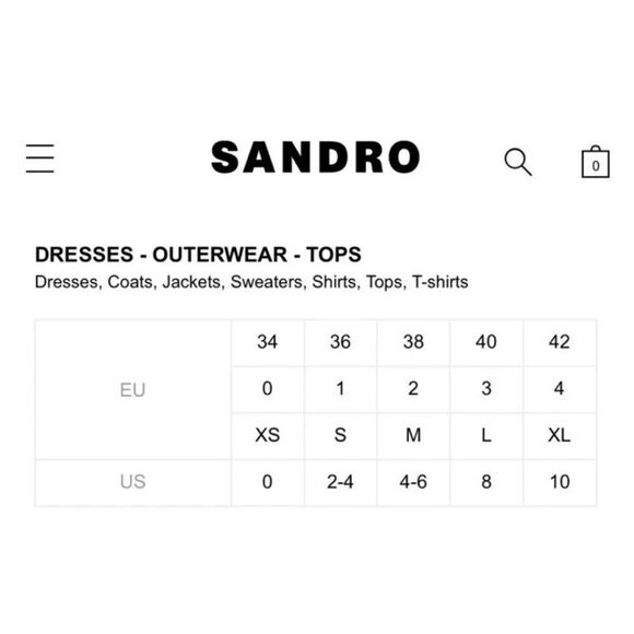 SANDRO Vania Double-Breasted Jacket Women’s Burgundy Wool Sz 38 NWT Retail $695 - Picture 14 of 14